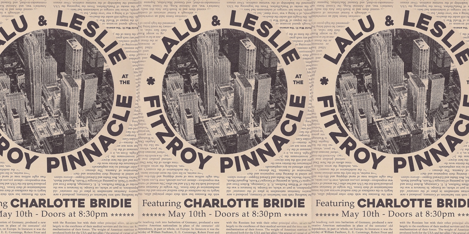 Banner image for LALU + LESLIE at The Pinnacle ft. Charlotte Bridie