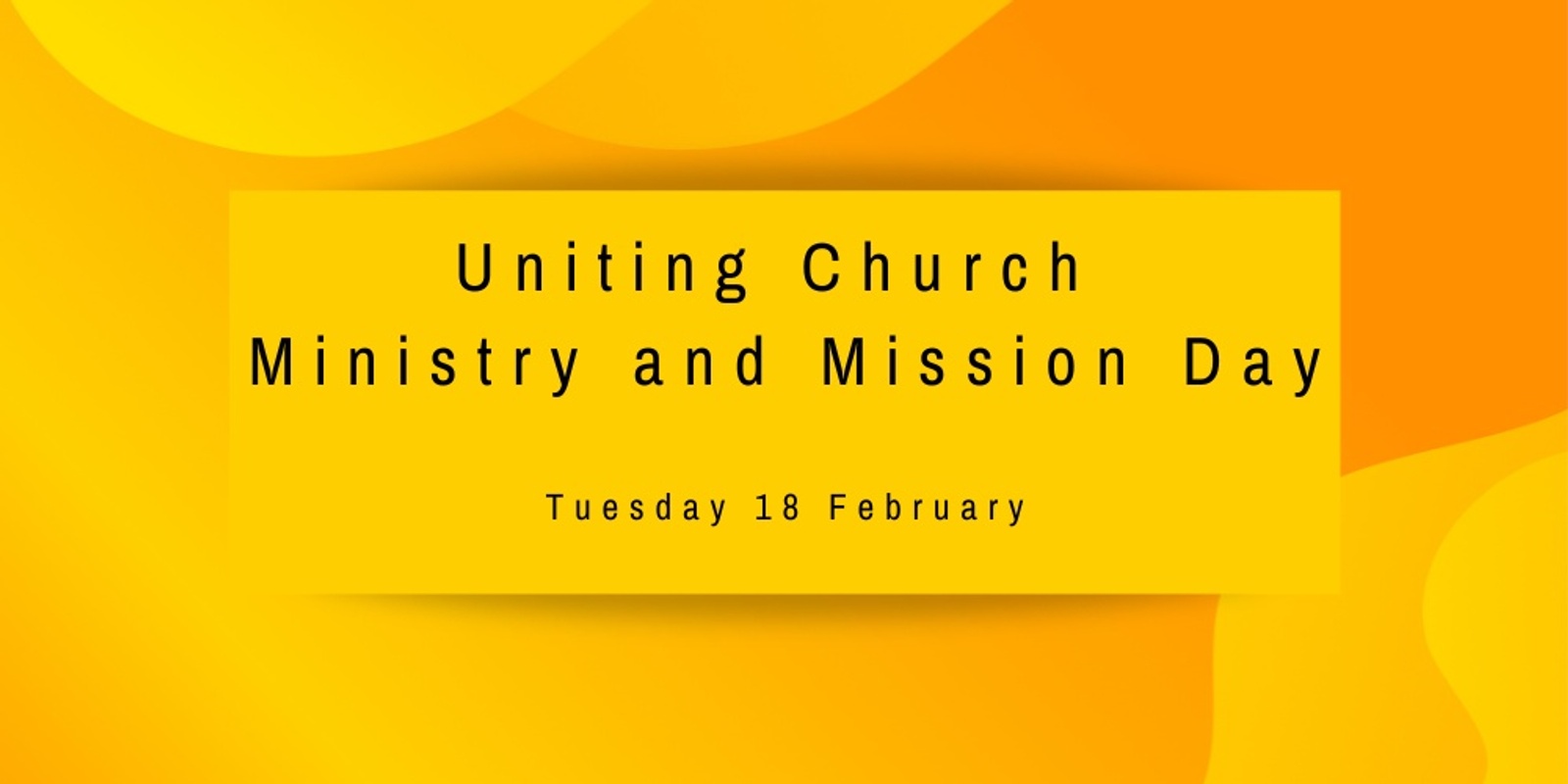 Banner image for Uniting Church Ministry & Mission Day 