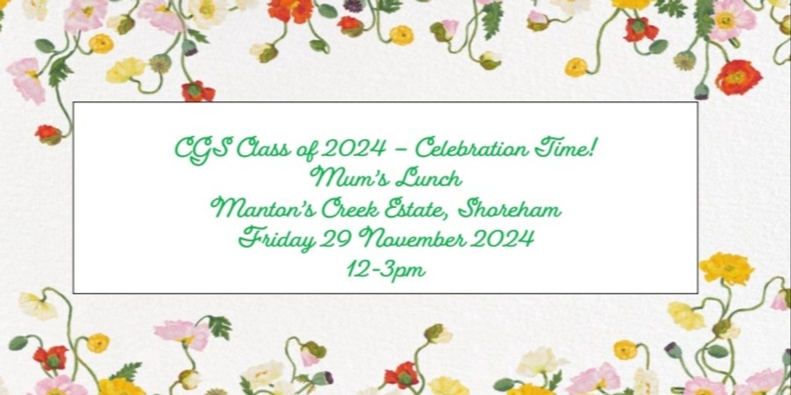 Banner image for CGS Year 12 Mum's Lunch