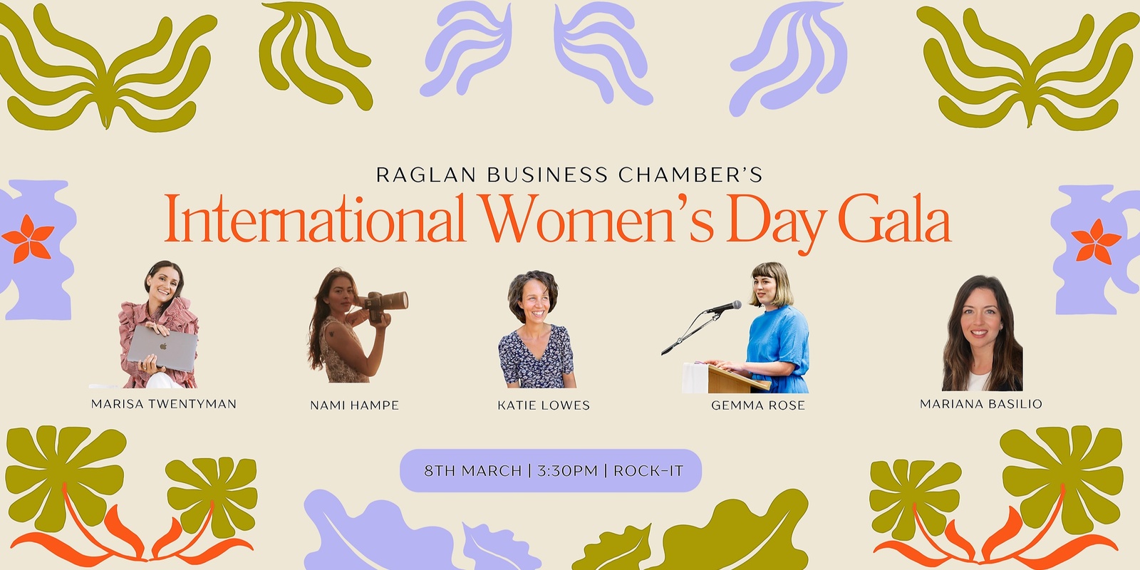 Banner image for Raglan Business Chamber’s International Women’s Day Gala