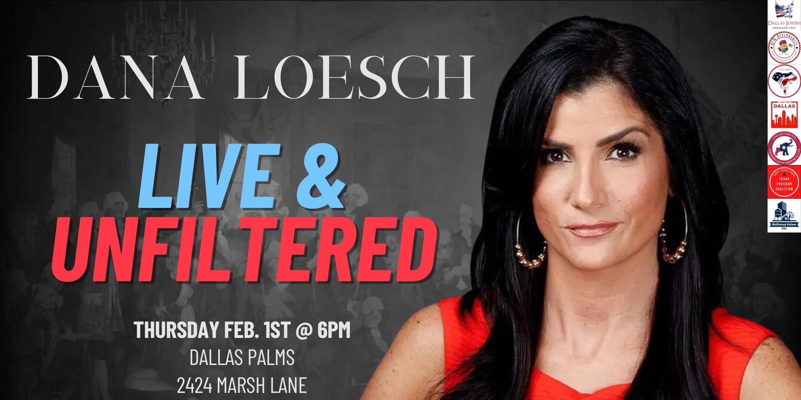 Banner image for Dana Loesch: LIVE and Unfiltered! Join America's #1 Rated Conservative Female Voice in Radio! 