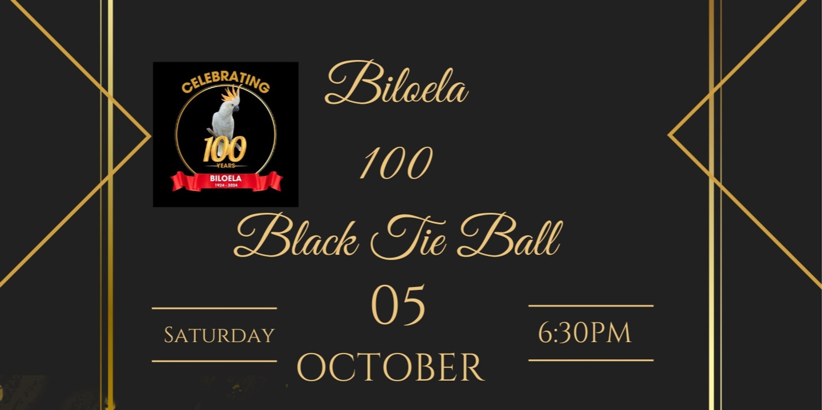 Banner image for Biloela 100 Black- Tie Ball