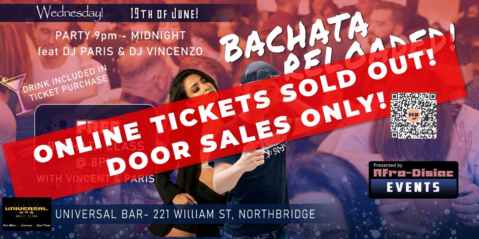 Banner image for Bachata Reloaded- June 2024!