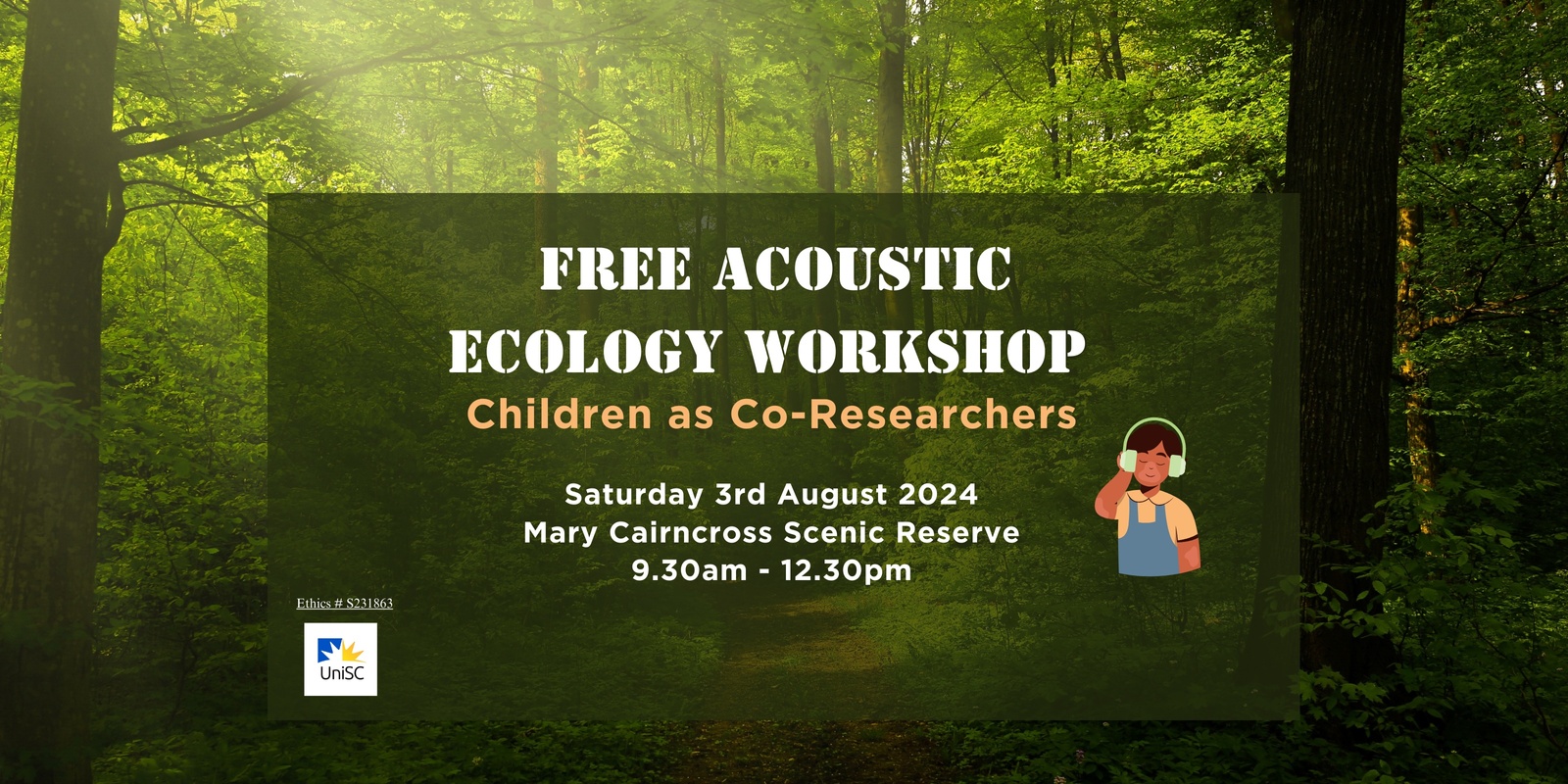 Banner image for Acoustic Ecology Workshop for Children