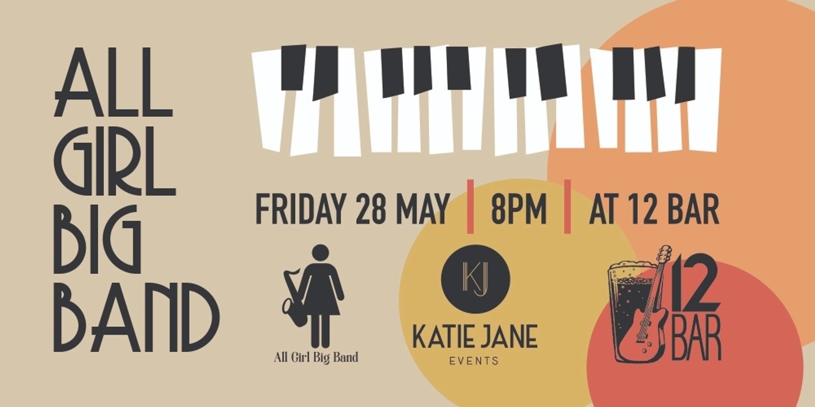 Banner image for All Girl Big Band at 12 Bar