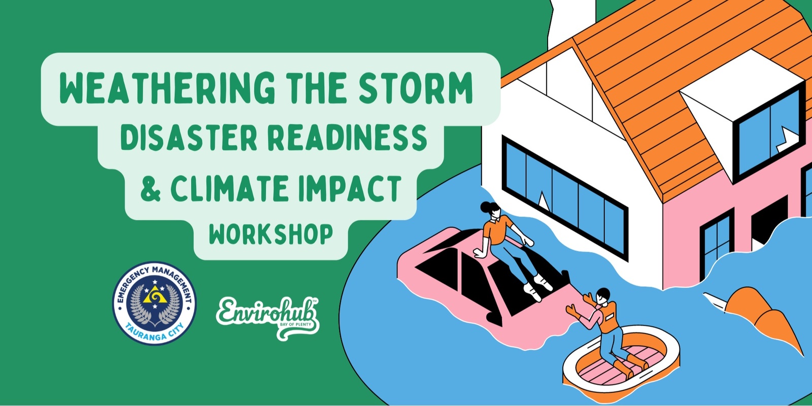 Banner image for Weathering the Storm - Disaster Readiness & Climate Impact workshop