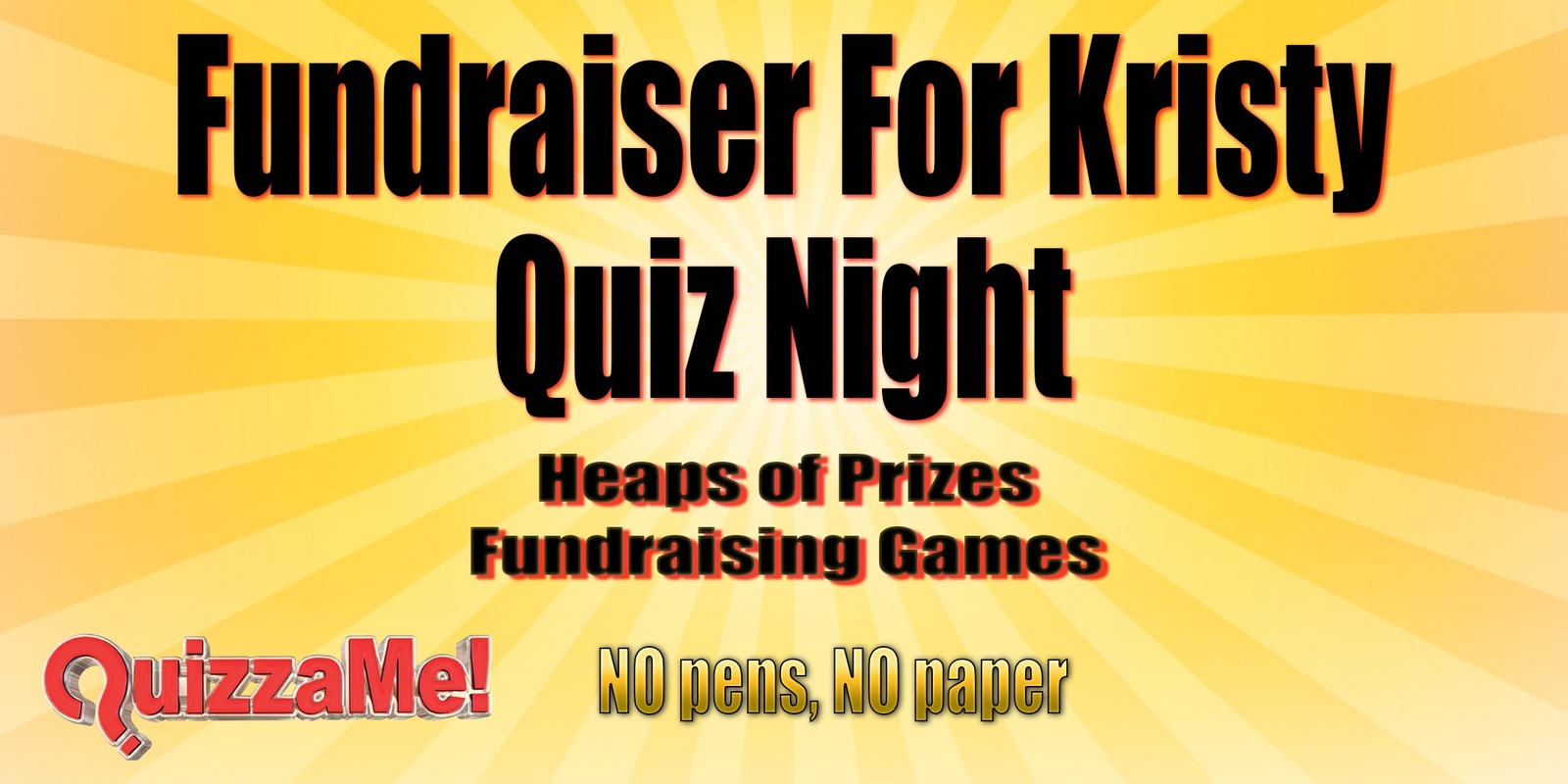 Banner image for Fundraiser For Kristy Quiz Night