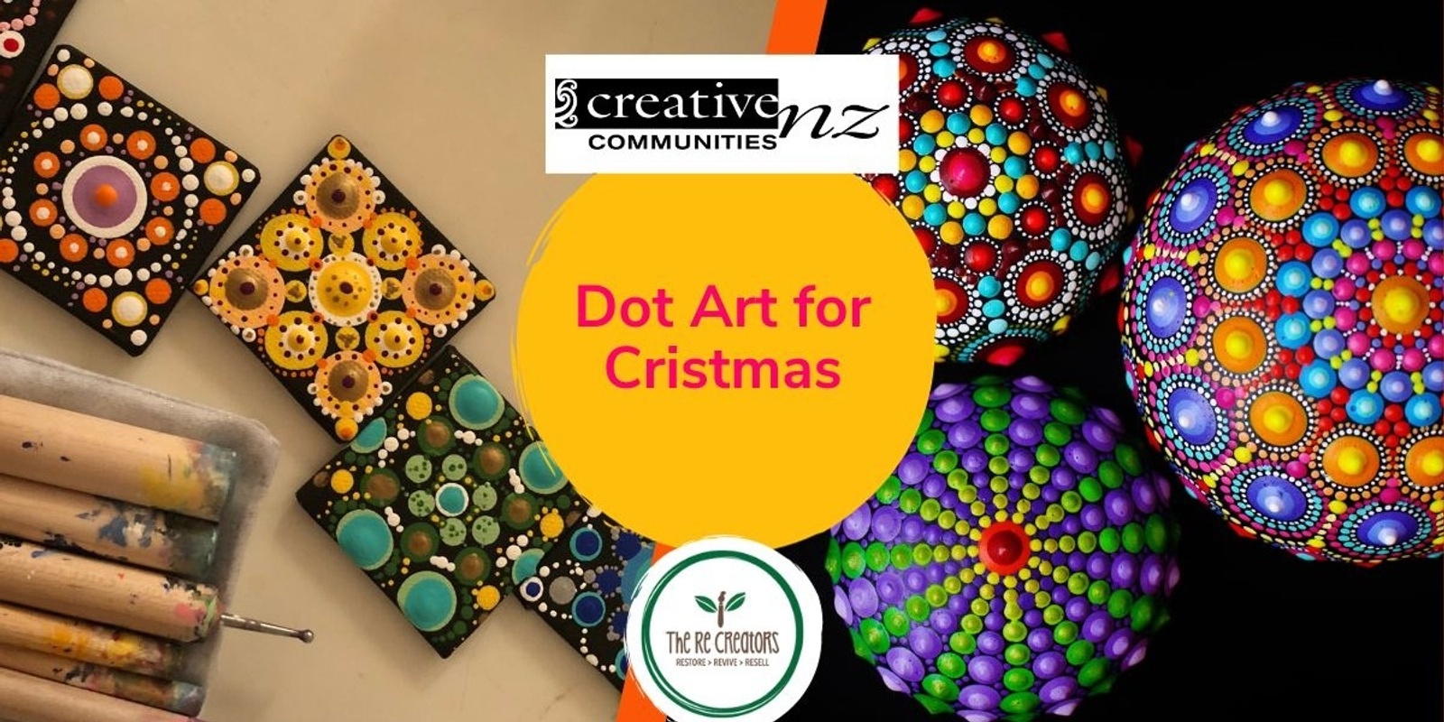 Banner image for Dot Art for Christmas, Remuera Library, Wed 13 December  11am-1pm