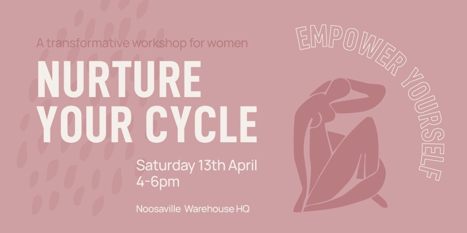 Banner image for Empower Yourself: Nurture Your Cycle