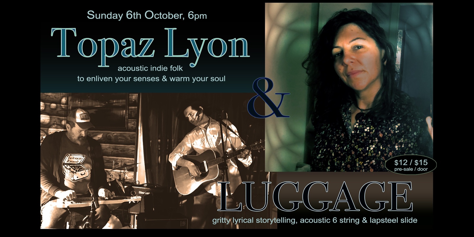 Banner image for Brissy Sunday Session – TOPAZ LYON, LUGGAGE, TWIN FIG