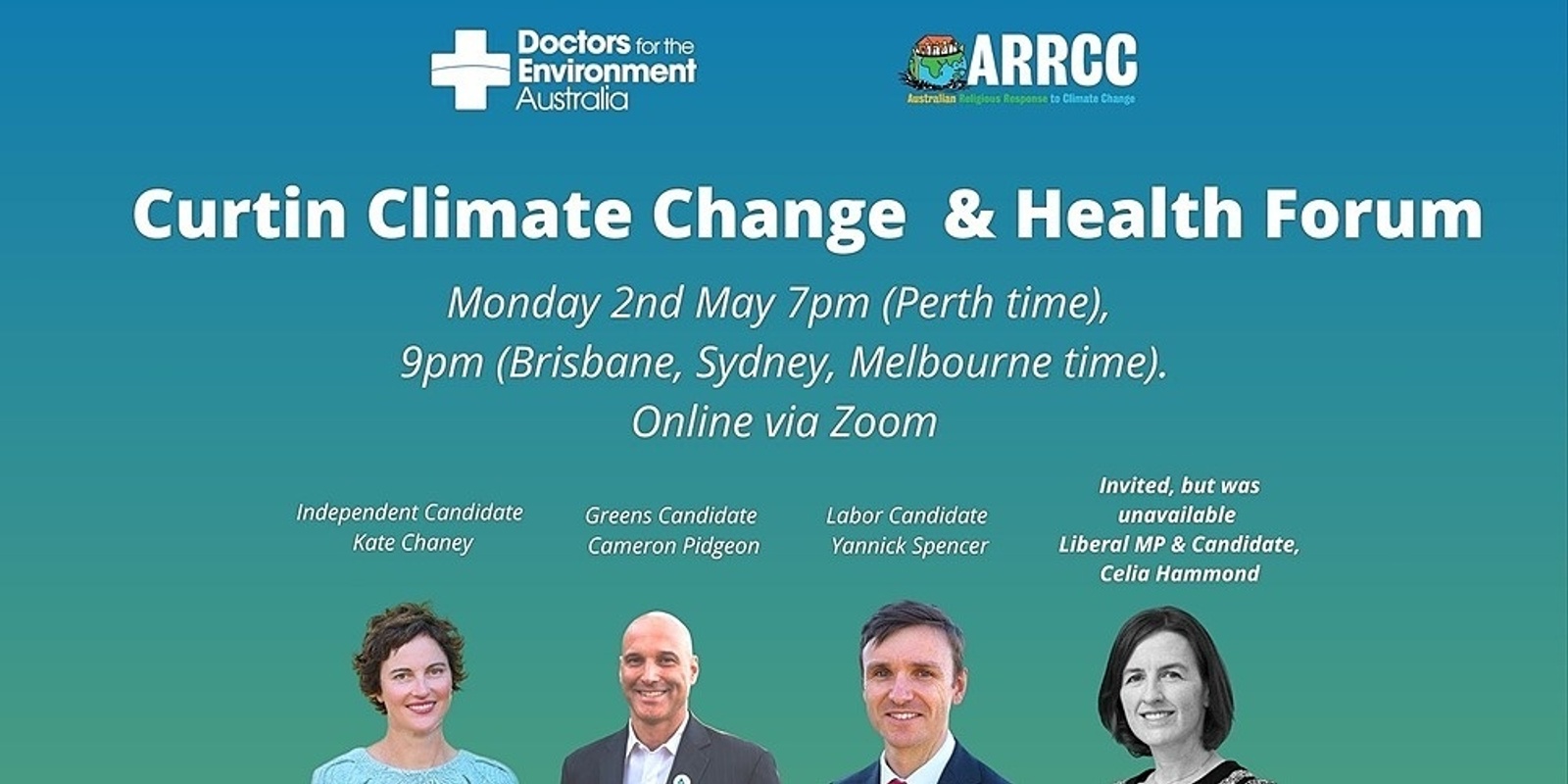Banner image for Curtin Climate Change & Health Forum