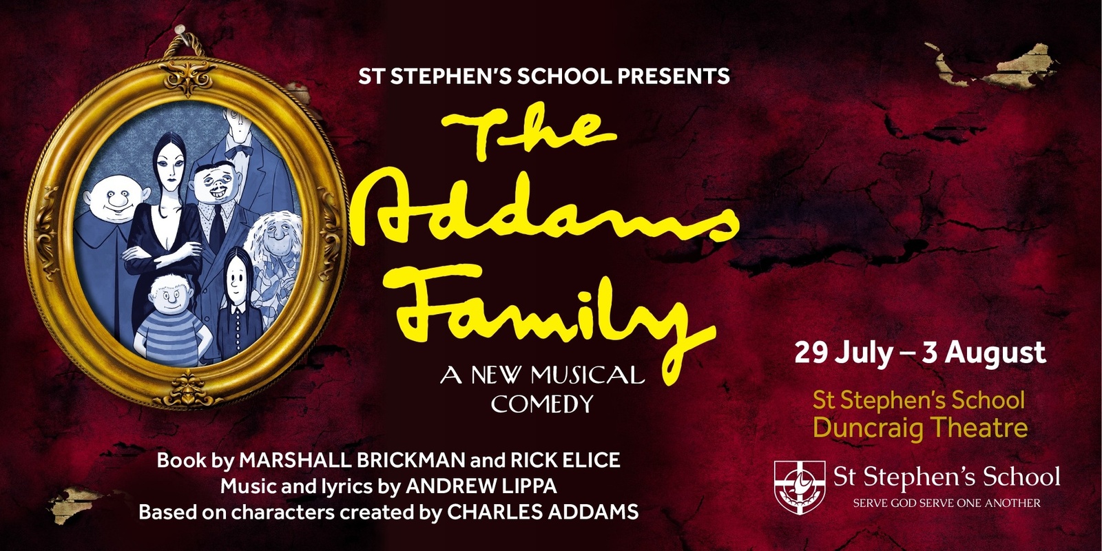 Banner image for St Stephen's School Presents: The Addams Family