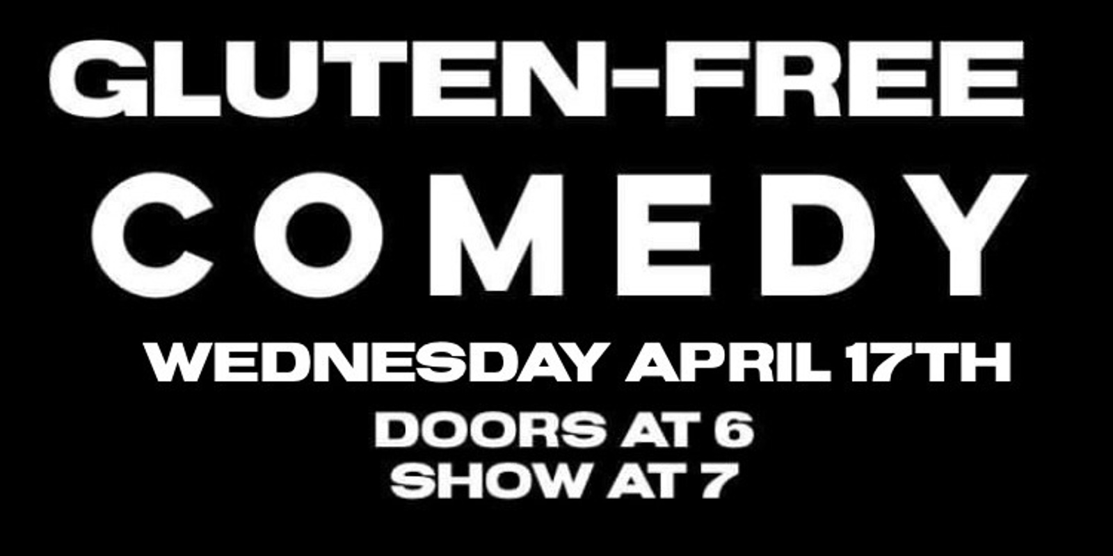 Banner image for Gluten Free Comedy