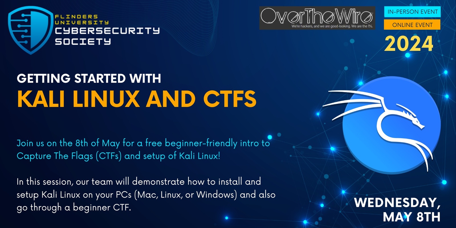 Banner image for Getting Started with Kali Linux and CTFs