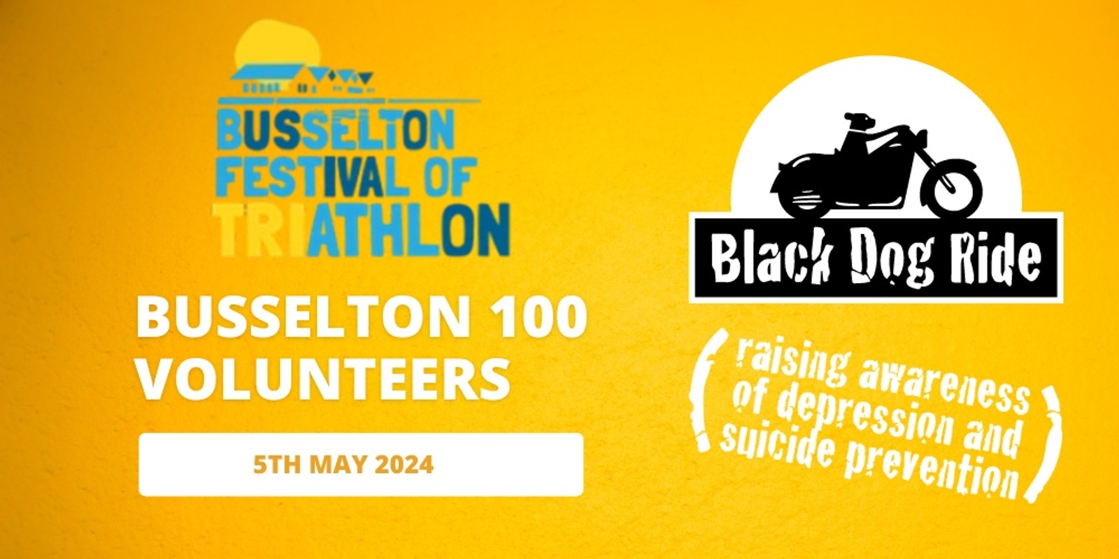 Banner image for Black Dog Ride - Busselton Festival of Triathlon - Busselton 100