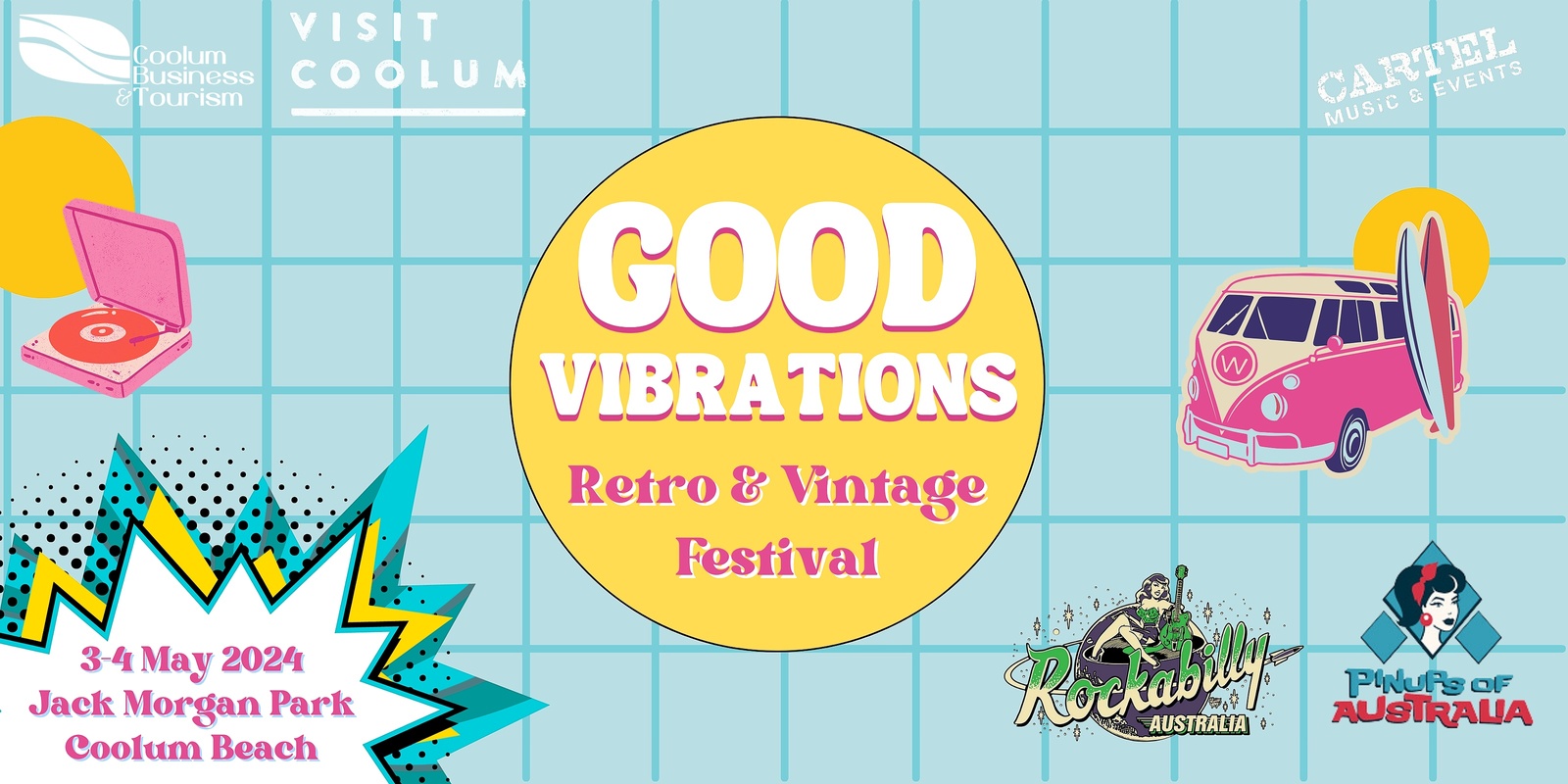 Banner image for Good Vibrations Retro & Vintage Festival 2024