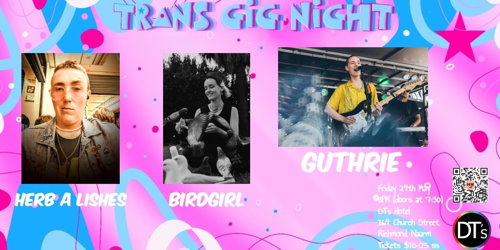 Banner image for TRANS GIG NIGHT- Ft Herb A Lishes, Birdgirl & Guthrie  