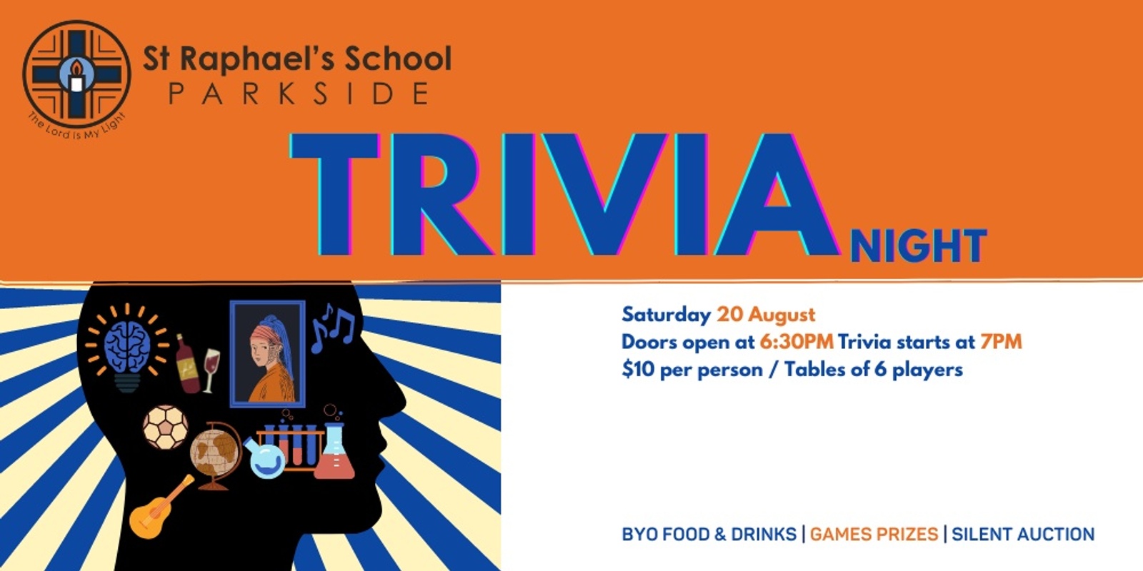 Banner image for St Raphael’s School Trivia Night 