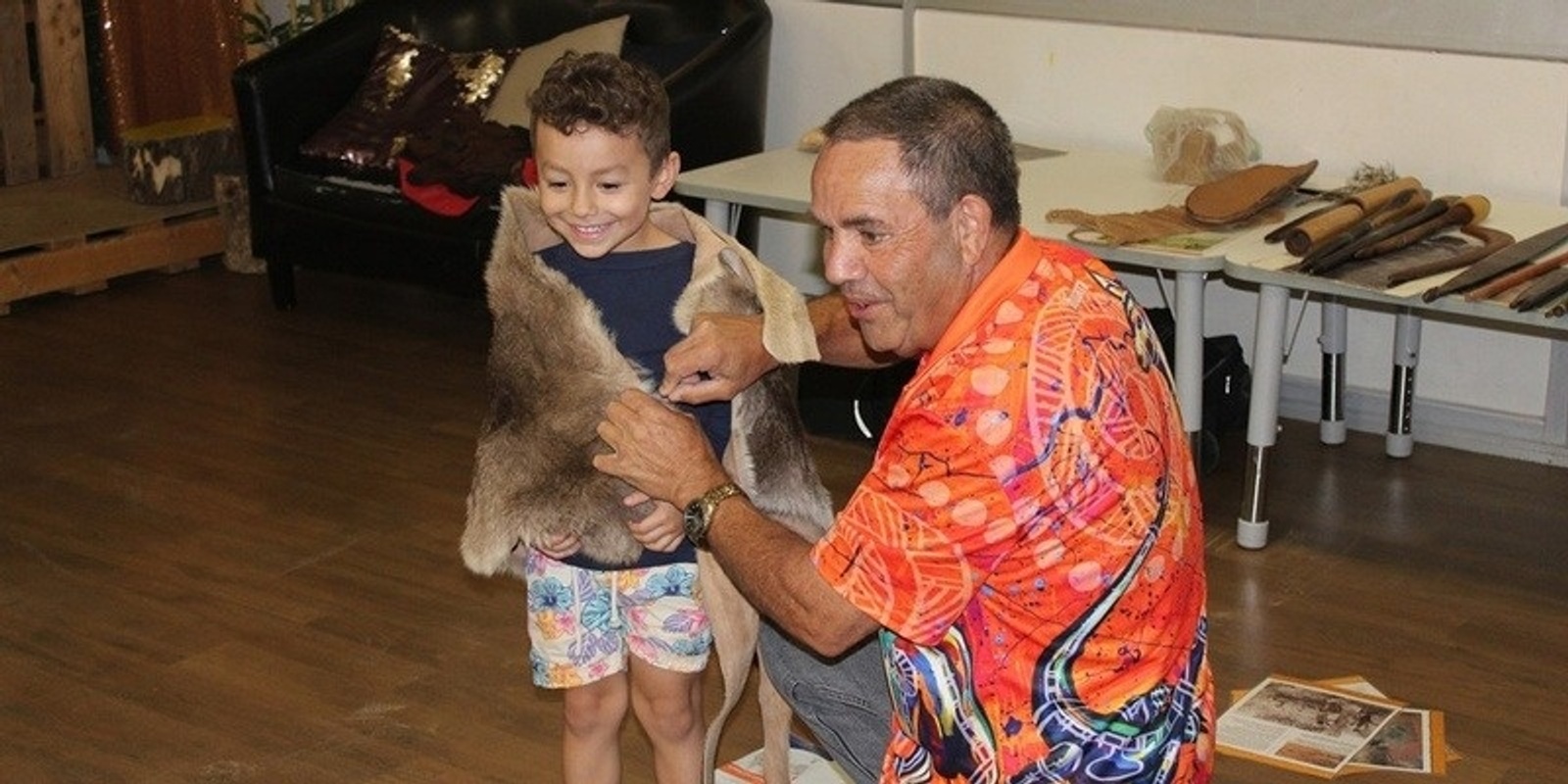 Banner image for Storytelling at the House with Wiradjuri man Larry Brandy 