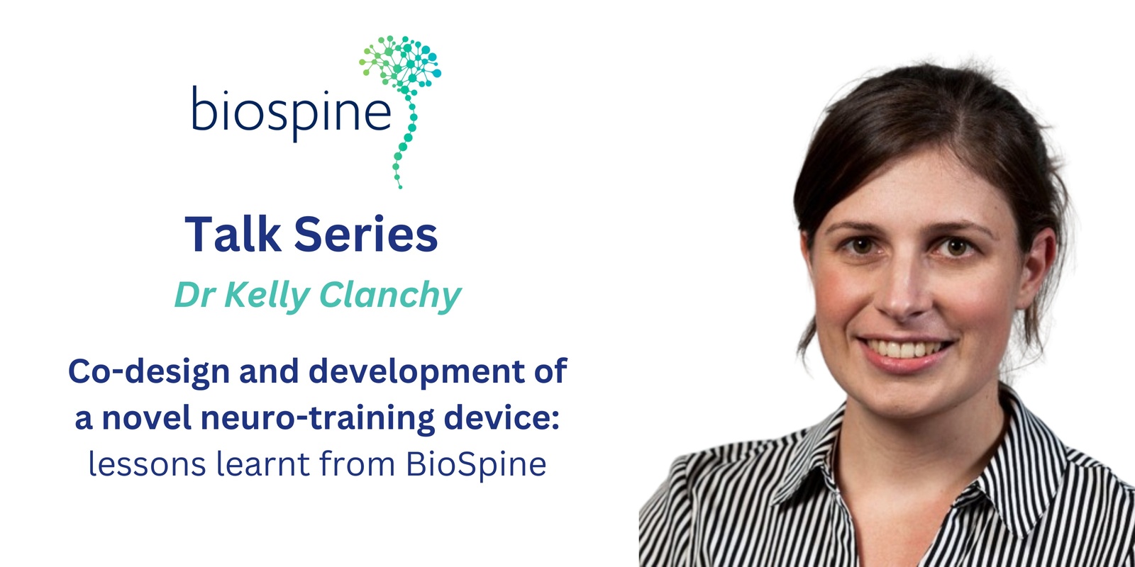 Banner image for BioSpine Talk Series - Dr Kelly Clanchy