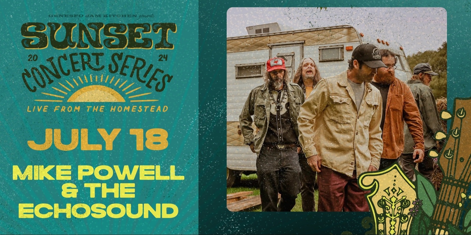 Banner image for Mike Powell & The Echosound - Sunset Concert Series July 18th