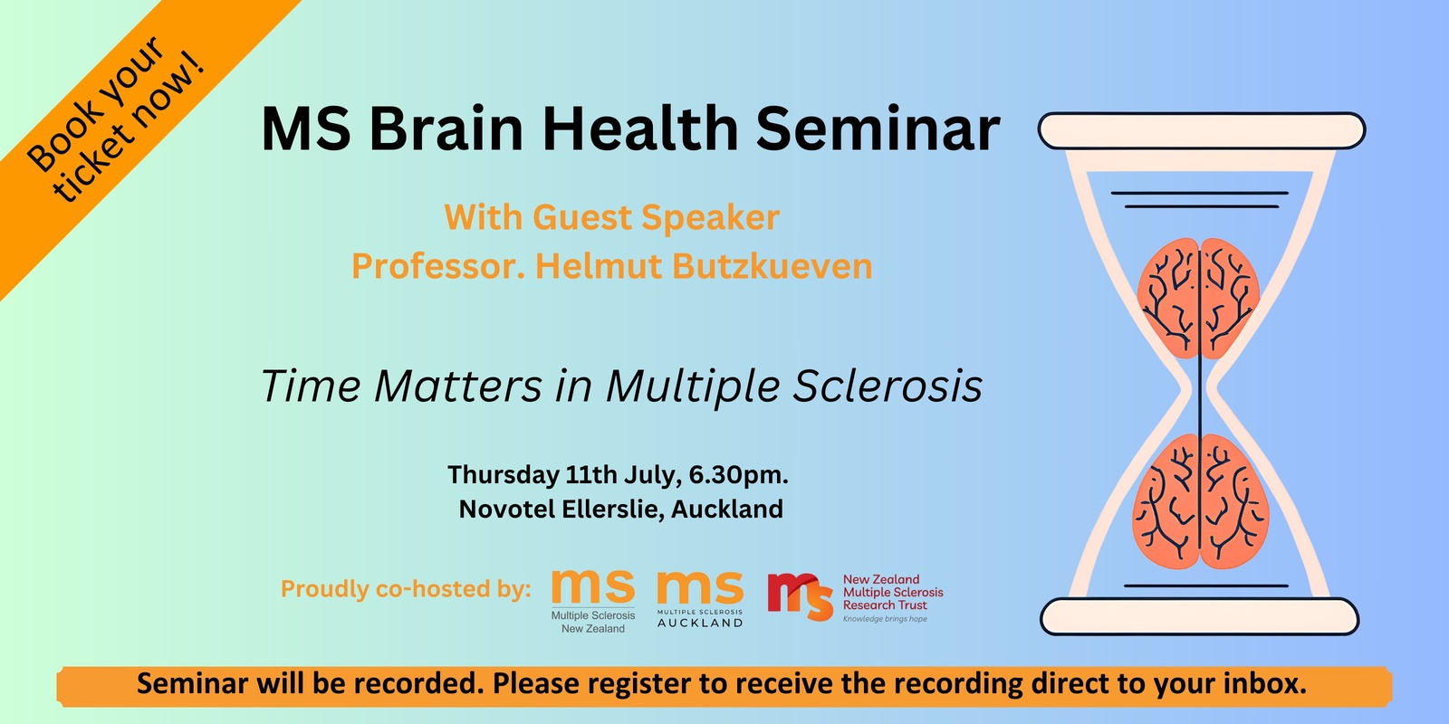 Banner image for MS Brain Health - Time Matters in Multiple Sclerosis