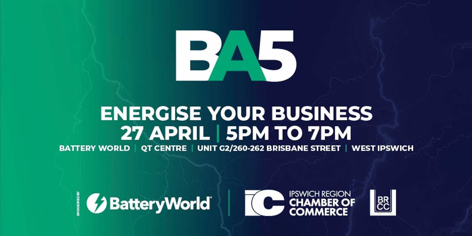 Banner image for Business After 5 - Energise Your Business @ Battery World
