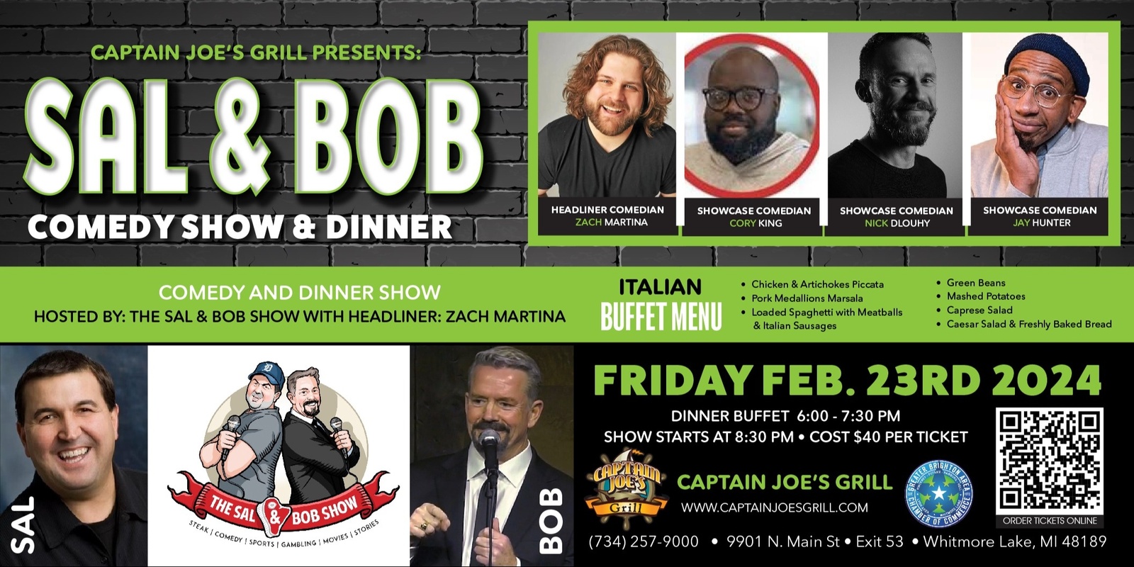 Banner image for THE SAL BOB COMEDY SHOW