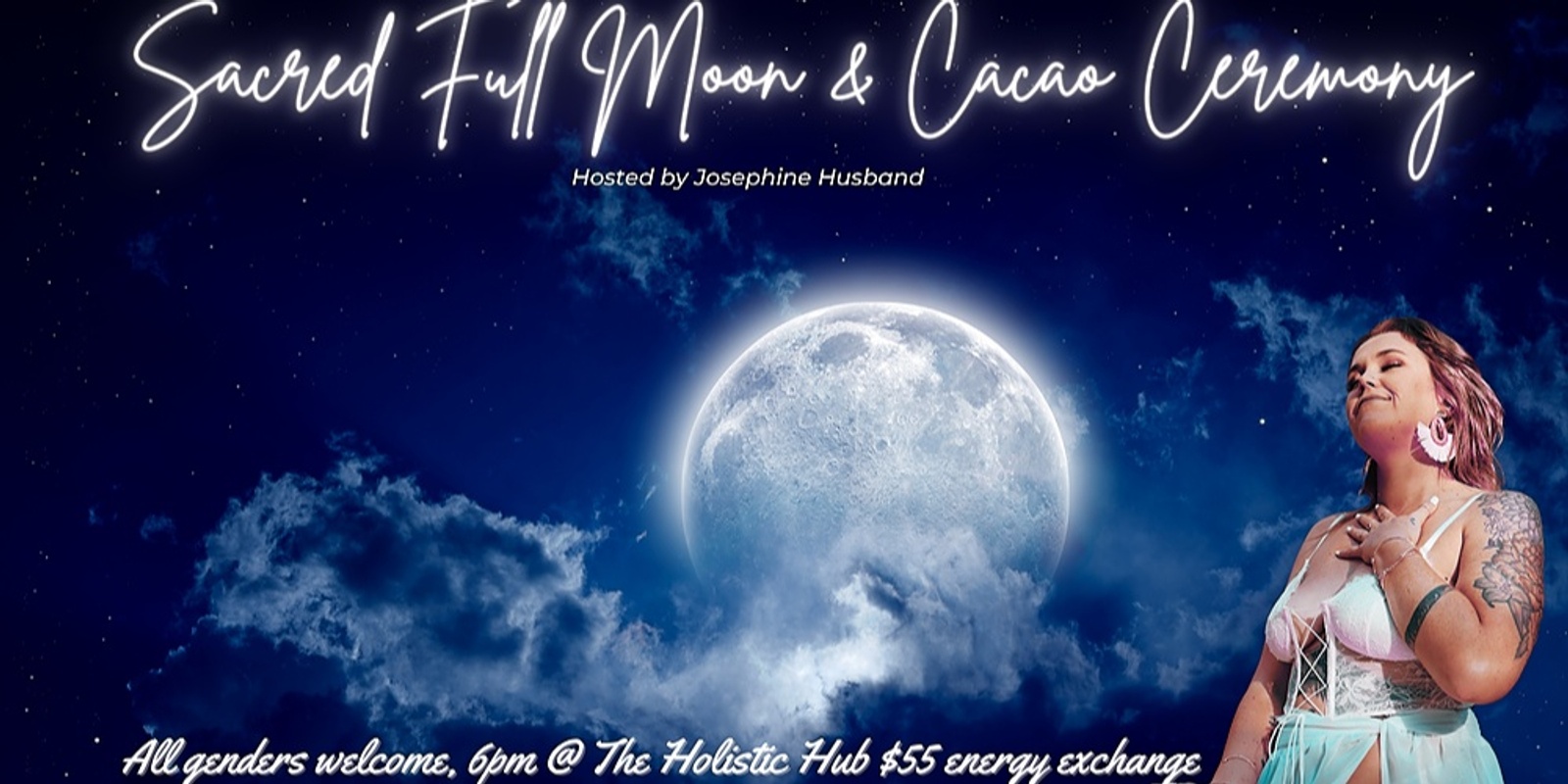 Banner image for Sacred Full Moon & Cacao Ceremony