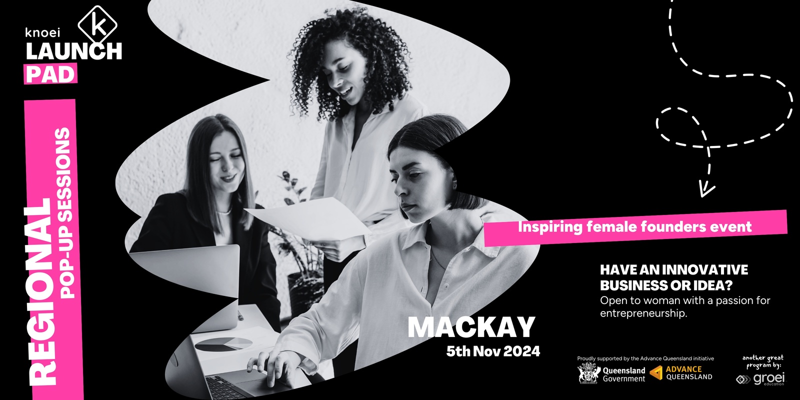 Banner image for Mackay Pop-Up Session – Woman in Business