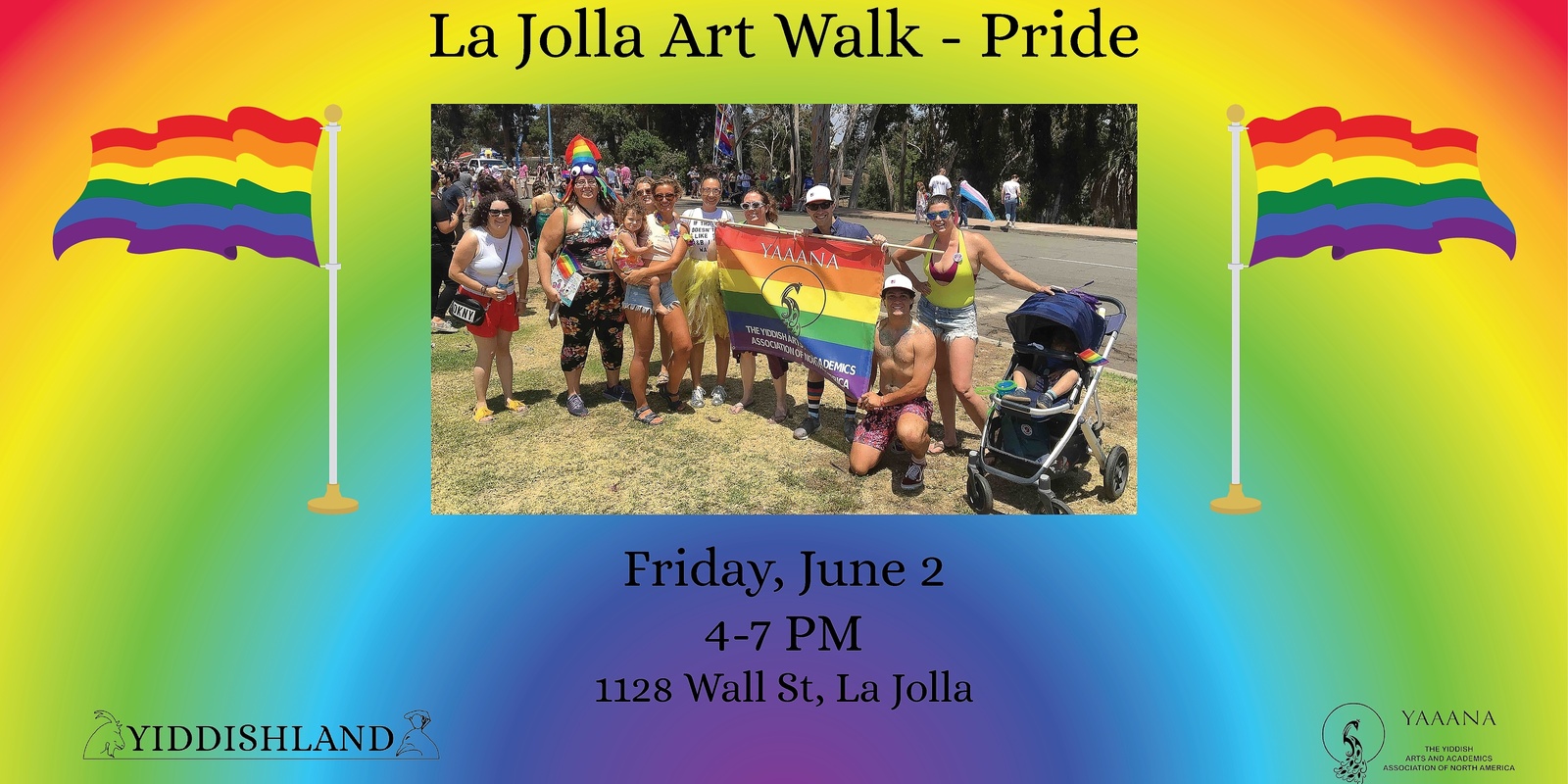 Banner image for June First Friday Art Walk in La Jolla - Pride