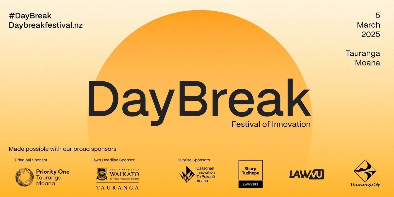 Banner image for DayBreak – Festival of Innovation 2025