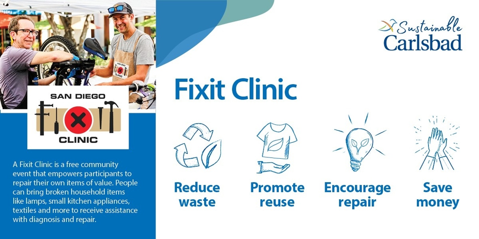 Banner image for SD Fixit Clinic in Carlsbad