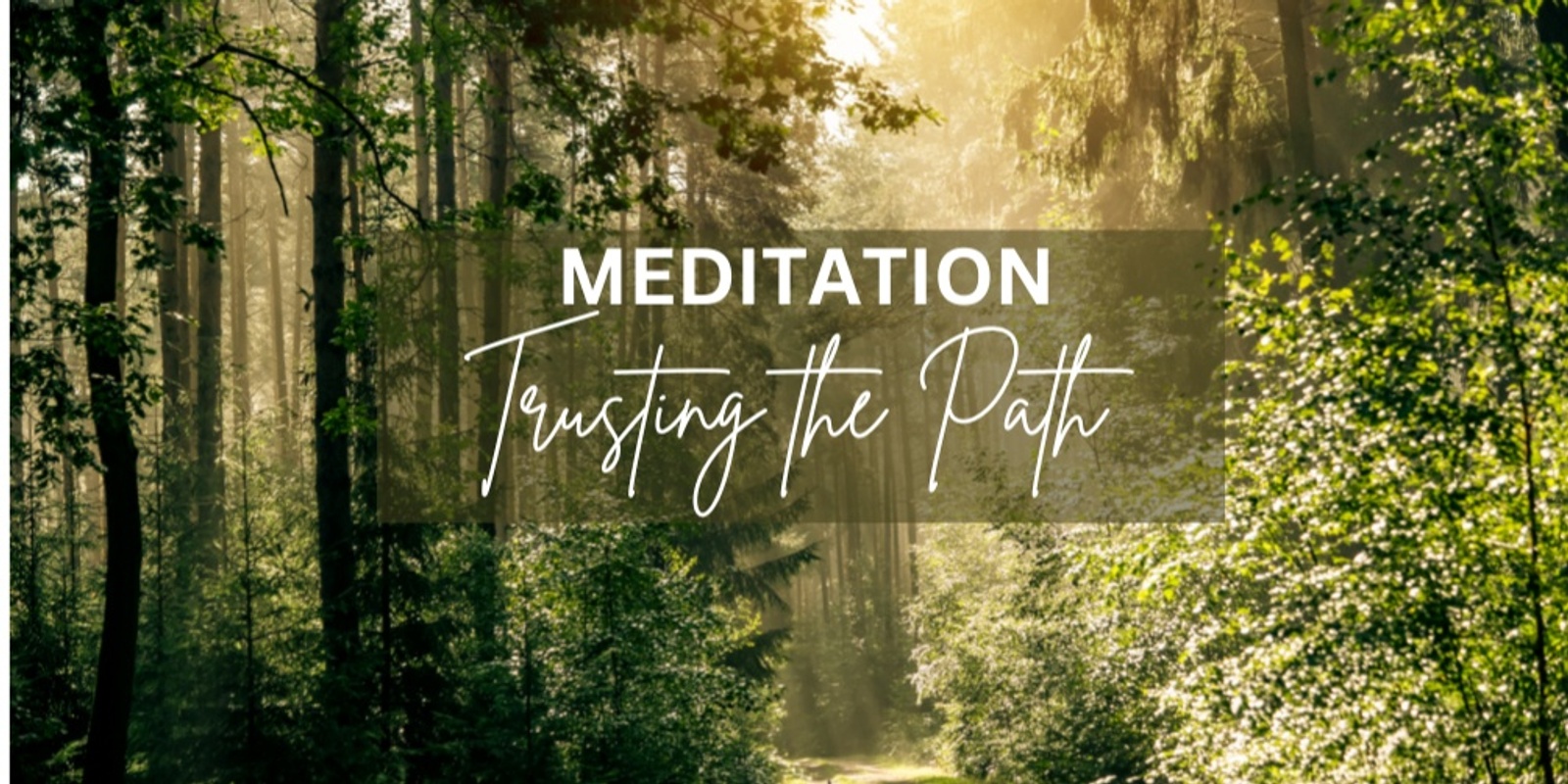 Banner image for Meditation for Anyone | Trusting the Path 