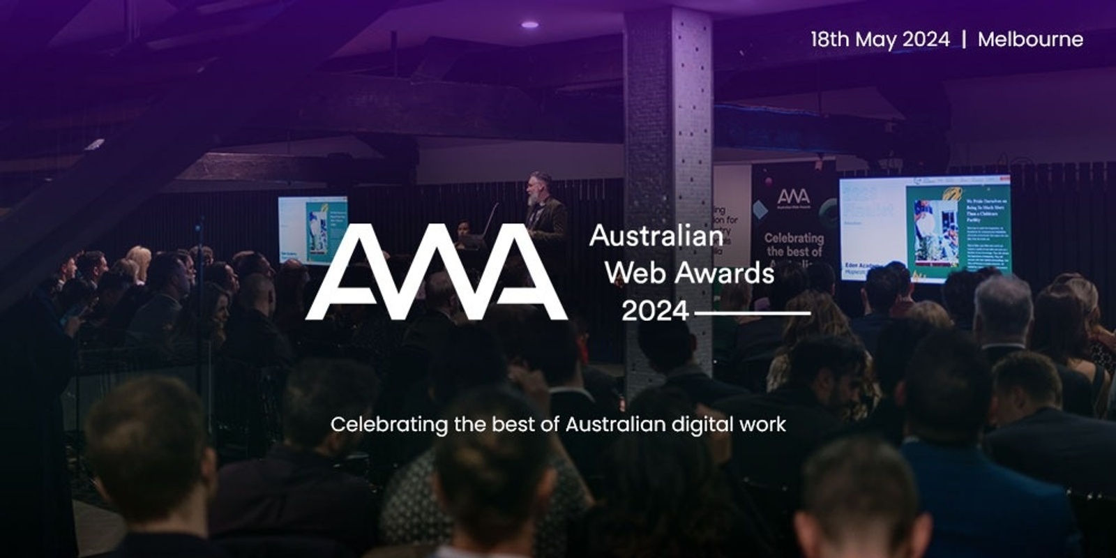 Banner image for 2024 Australian Web Awards 