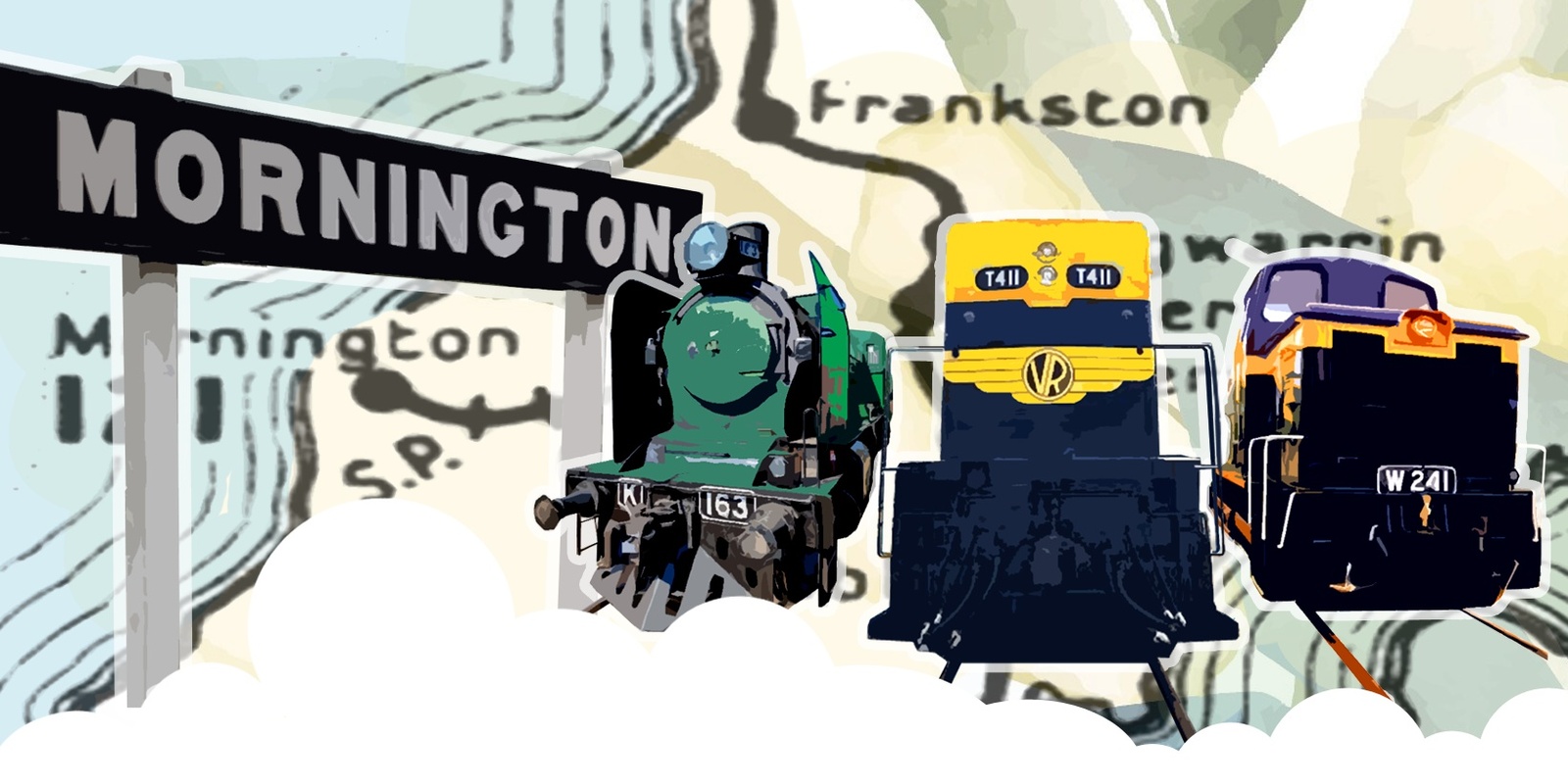 Mornington Tourist Railway's banner