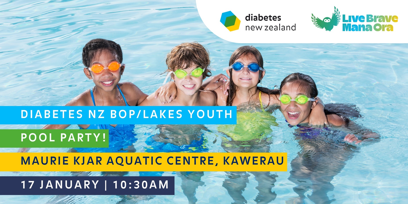 Banner image for Diabetes NZ BOP/Lakes Youth: Pool Party!