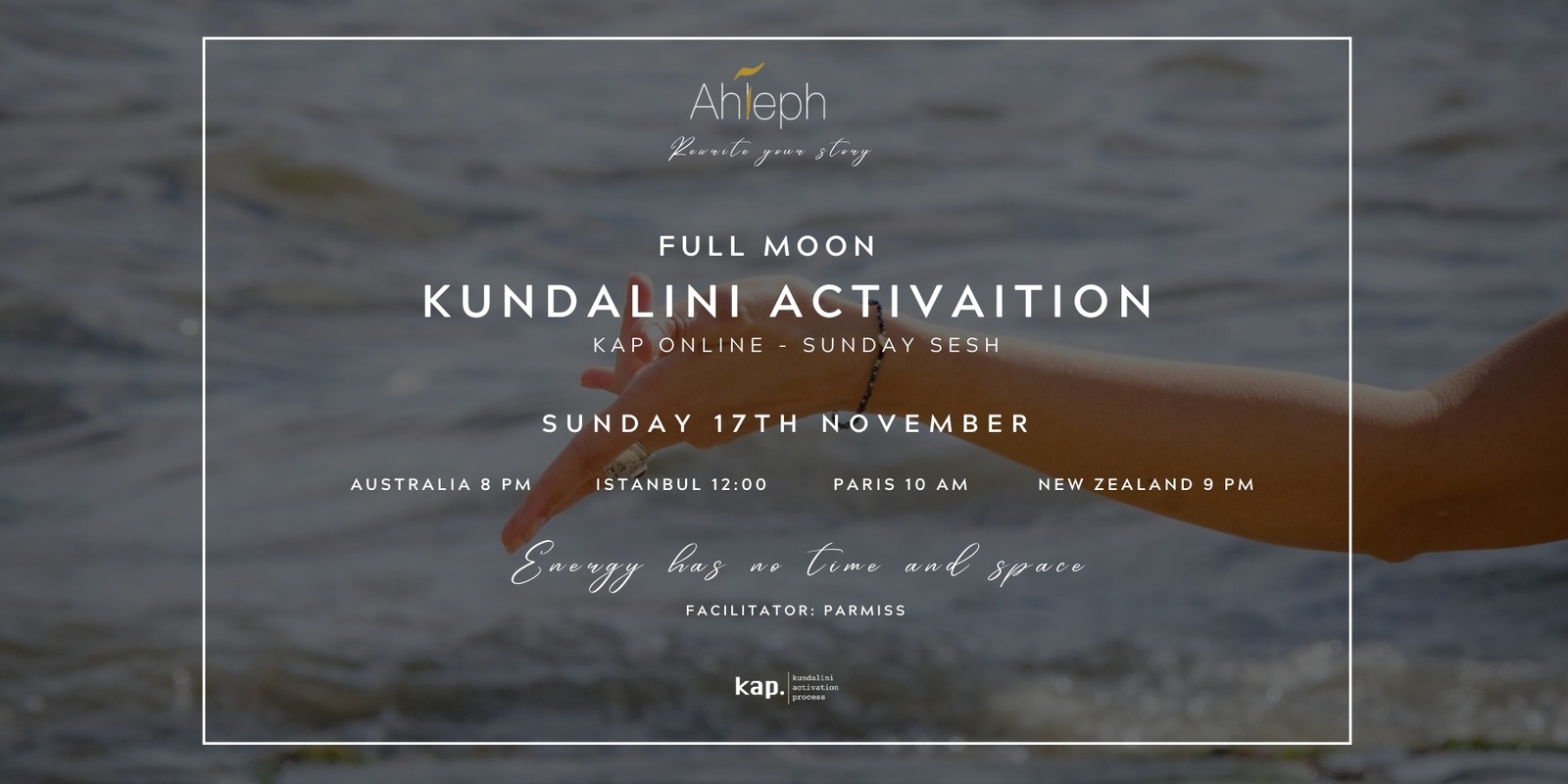 Banner image for KAP Sunday Sessions Online - Kundalini Activation Virtual Full Moon