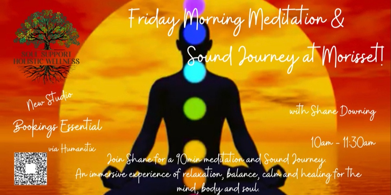 Banner image for Friday Morning Meditation and Sound Journey @ Morisset