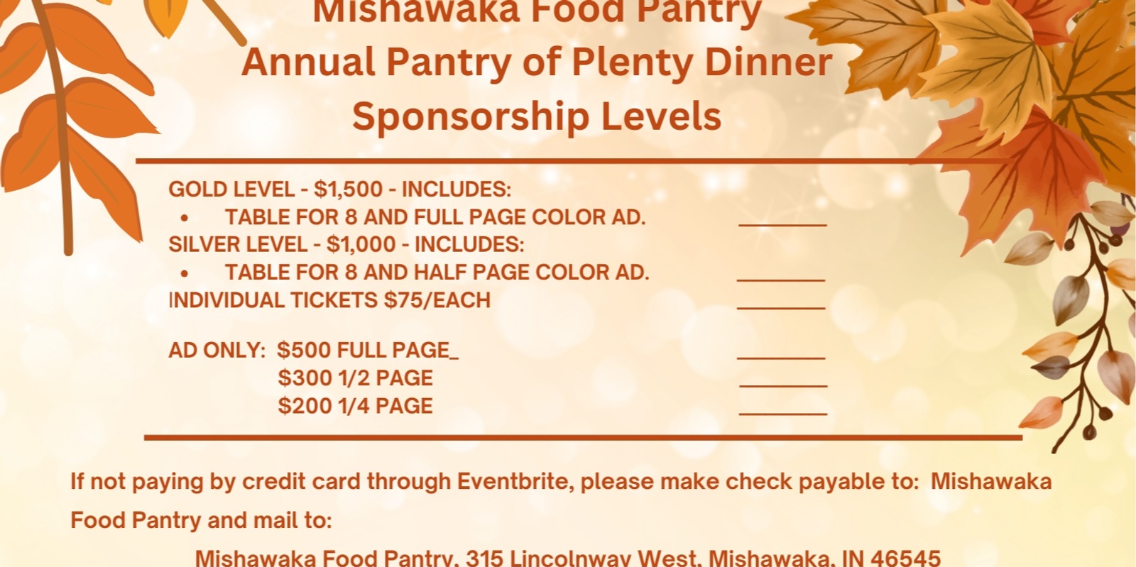 Banner image for Pantry of Plenty Gala