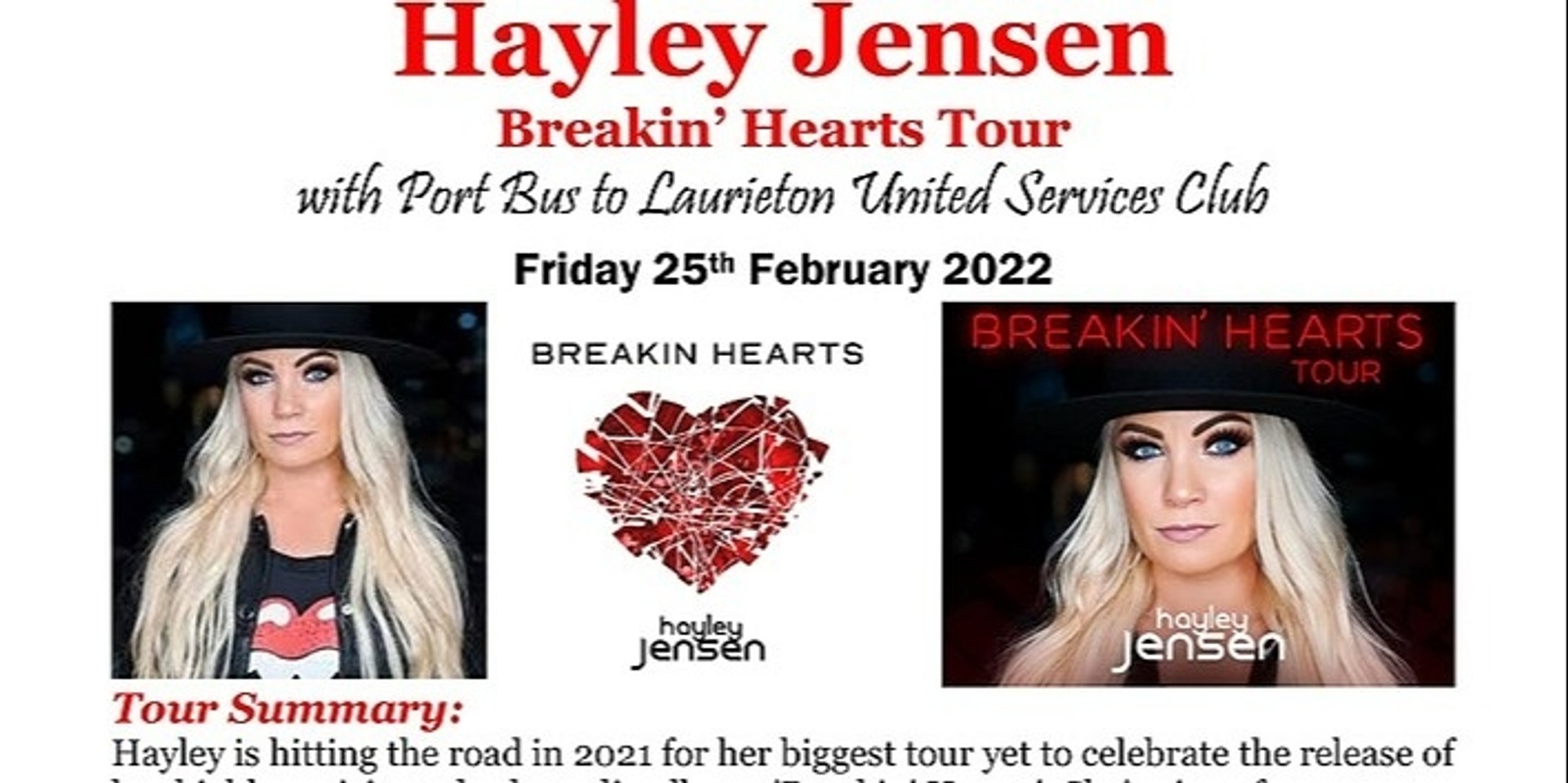 Banner image for Transport to Hayley Jensen