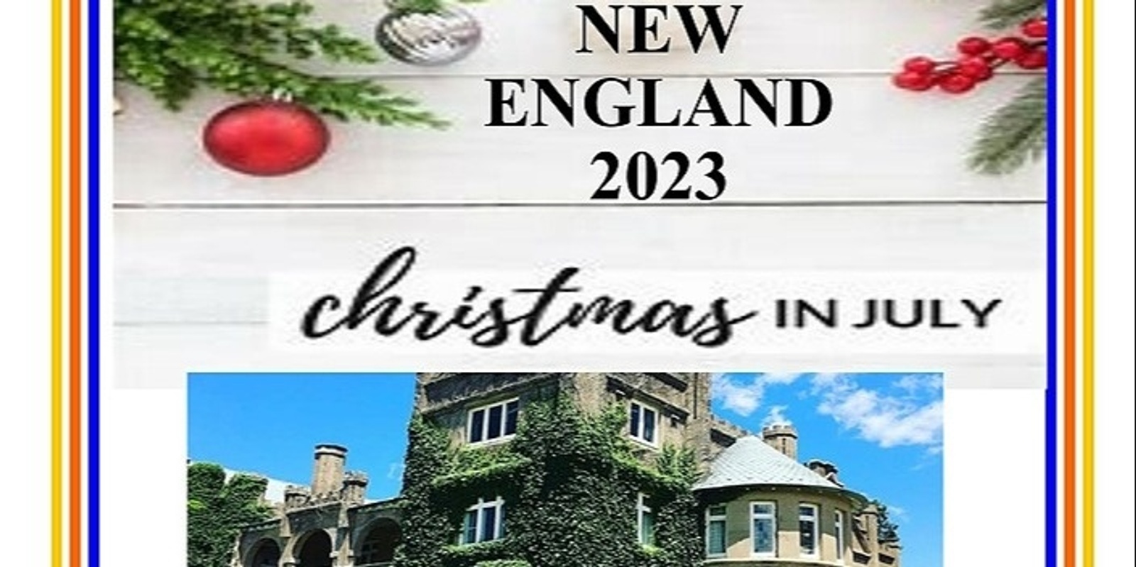 Banner image for Christmas in July - New England