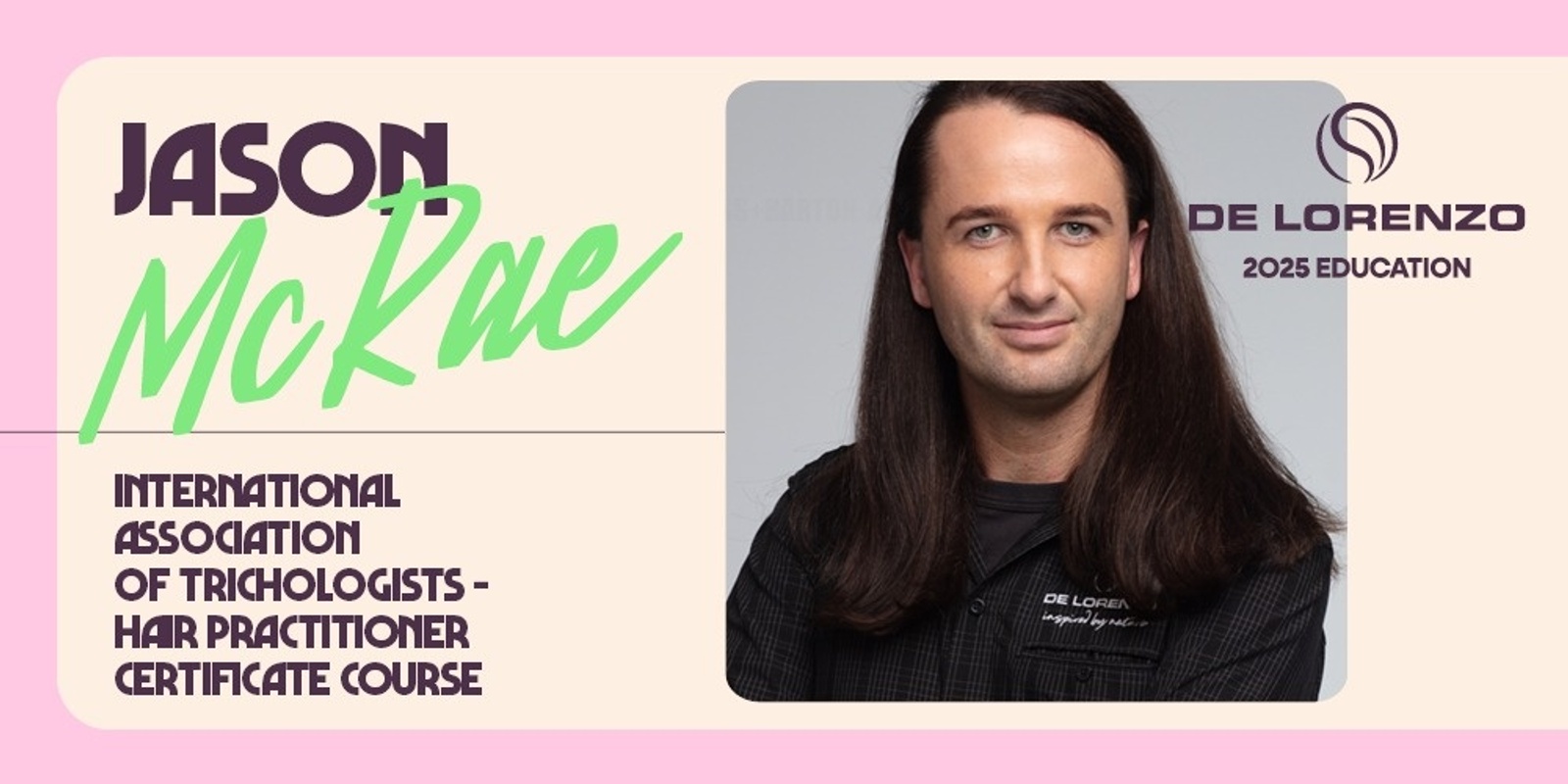 Banner image for Jason McRae IAT Hair Practitioner Certificate Course - Sydney (NSW)