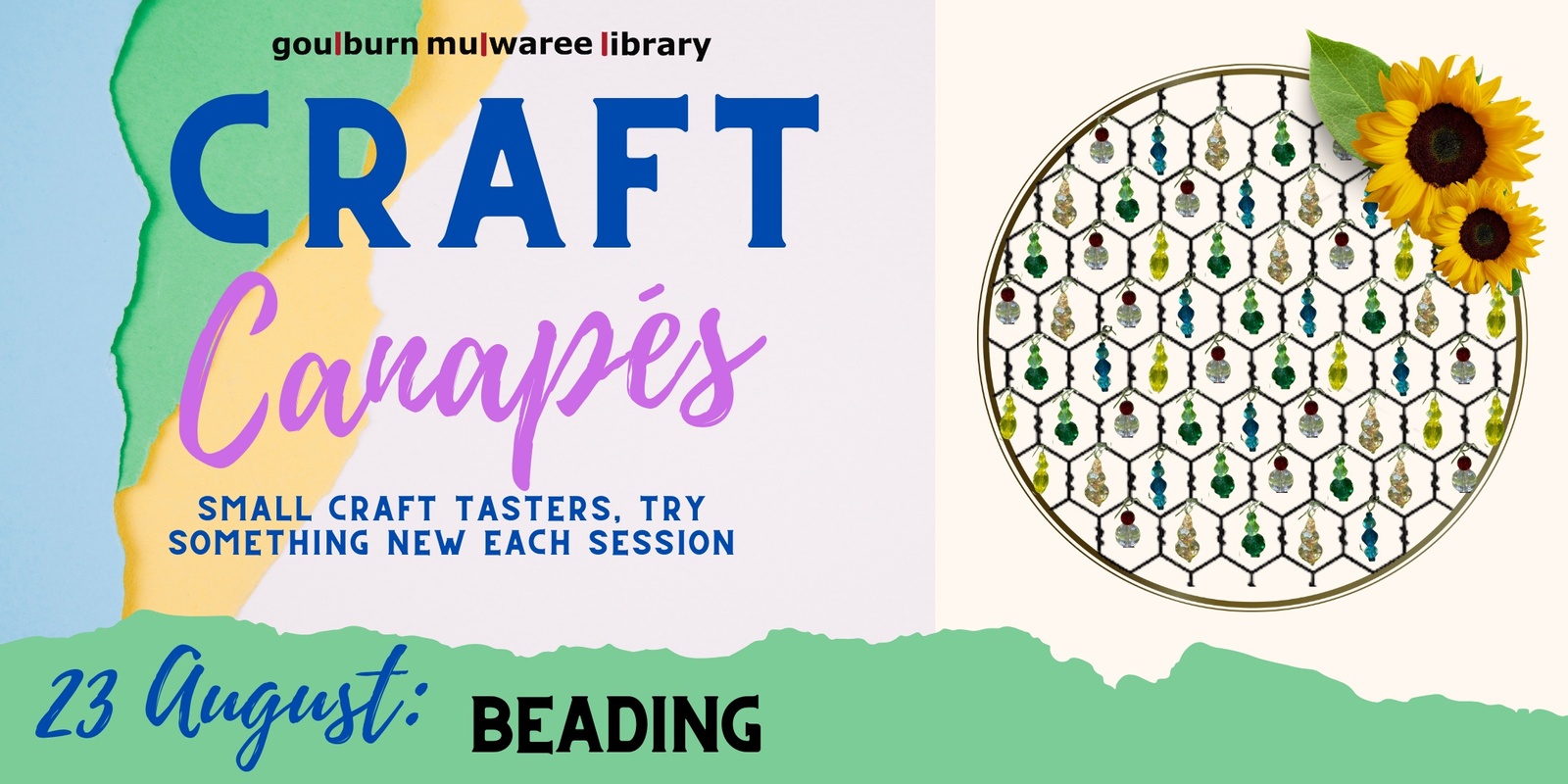 Banner image for Craft Canapés - Beaded Suncatchers