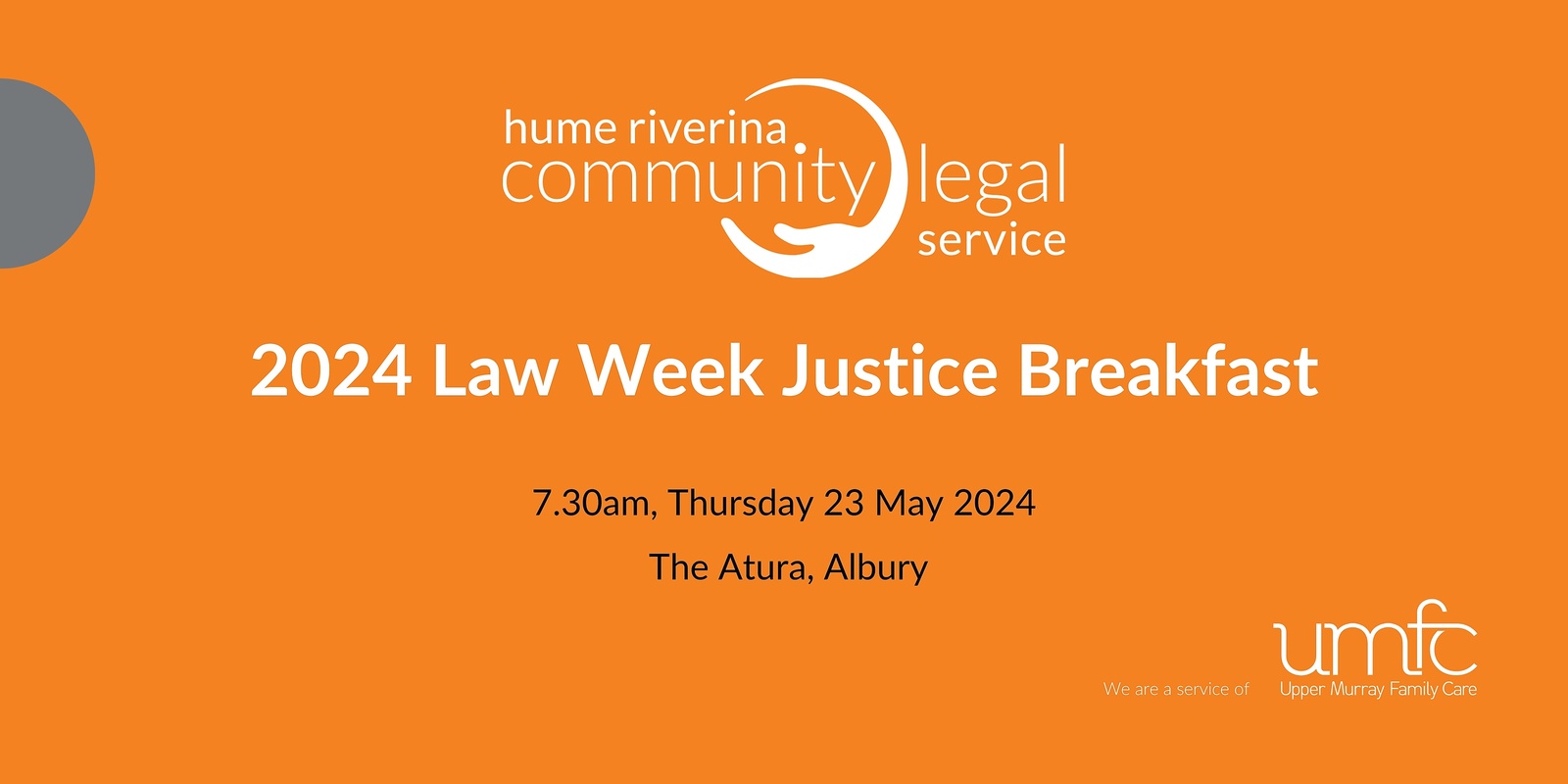 Banner image for 2024 Law Week Justice Breakfast