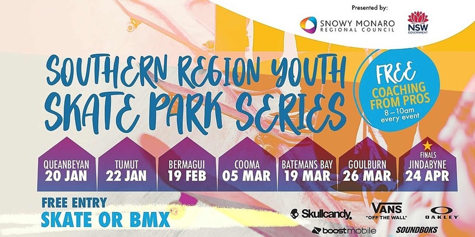 Banner image for Southern Region Skate Park Series