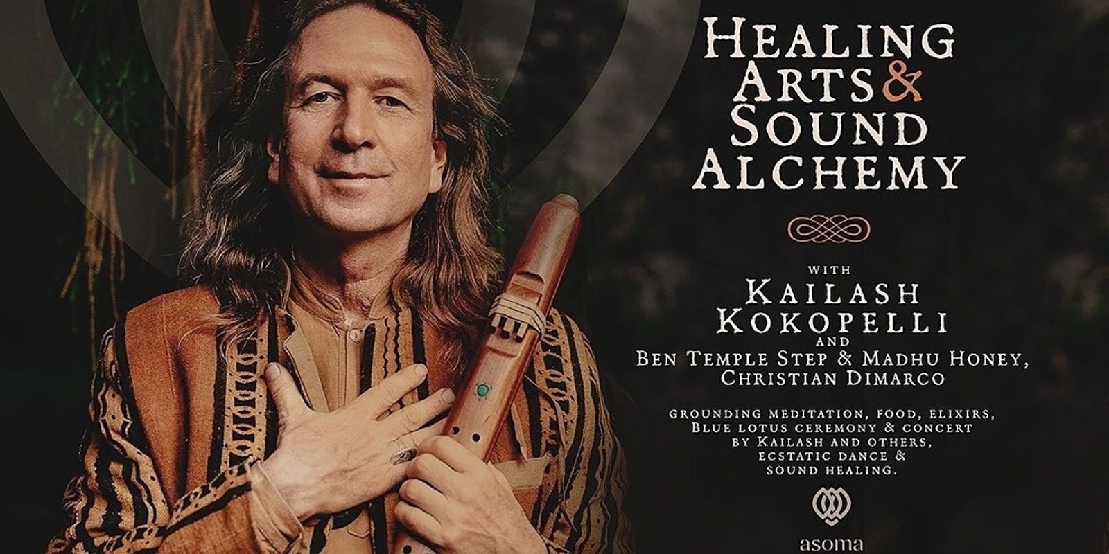 Banner image for Healing Arts and Sound Alchemy with Kailash Kokopelli ༯ MELBOURNE