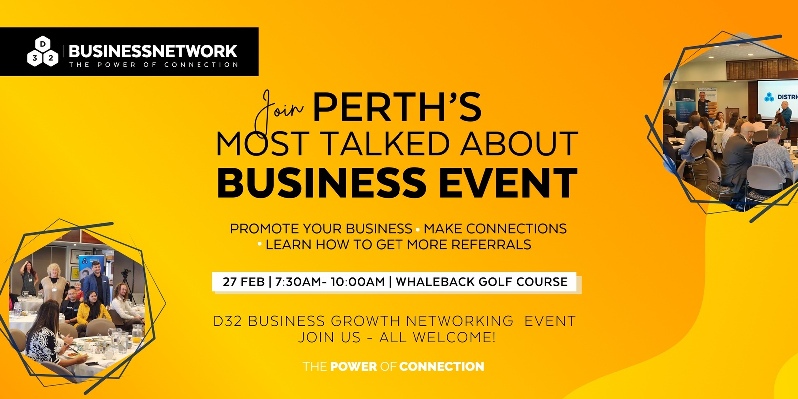 Banner image for More Customers, Better Business - District32 Business Growth Event - Thu 27 Feb