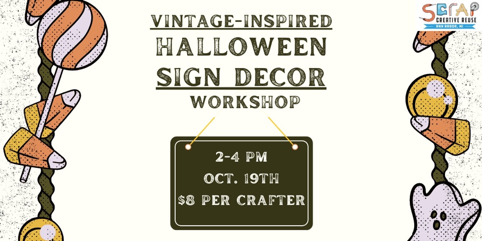 Banner image for Vintage Inspired Halloween Sign Decor