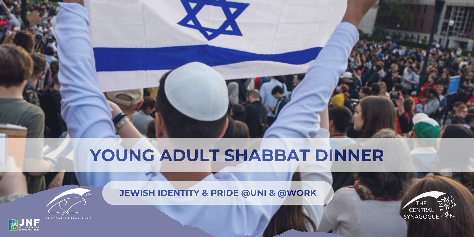 Banner image for Young Adult Shabbat Dinner 31 May 2024